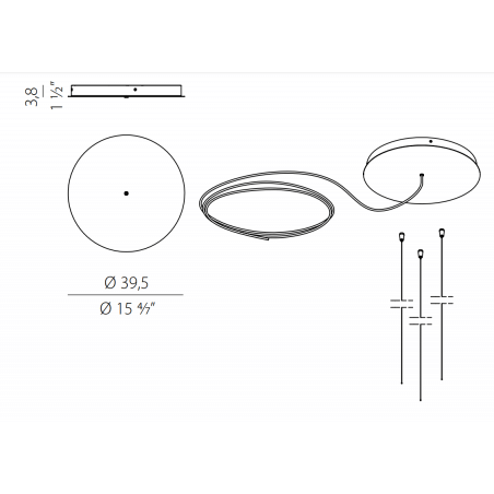 PAGRINDAS LED ŠVIESTUVAMS PANZERI MURANE 180W GELSVAS YFR11605.180.A02