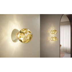 SIENINIS | LUBINIS LED ŠVIESTUVAS MURANE D10 4W GELSVAS kaina