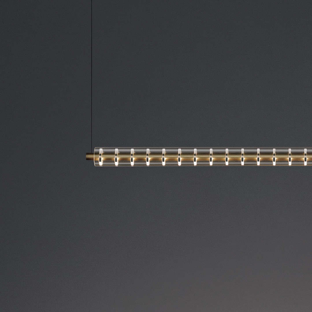 MODERNUS PAKABINAMAS LED ŠVIESTUVAS ARKOSLIGHT LOOP 26,5W AUKSO SPALVOS ...