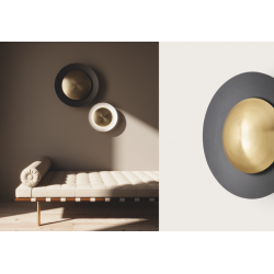 SIENINIS LED ŠVIESTUVAS COSS D40 12W BALTAS | AUKSO SPALVOS pristatymas