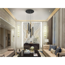 PAKABINAMAS LED ŠVIESTUVAS VARAS 9 45W JUODAS | AUKSO SPALVOS pigiau