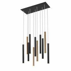 PAKABINAMAS LED ŠVIESTUVAS VARAS 11 55W JUODAS | AUKSO SPALVOS