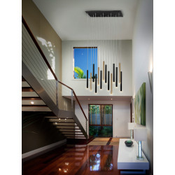 PAKABINAMAS LED ŠVIESTUVAS VARAS 14 70W H300 JUODAS | AUKSO SPALVOS pristatymas
