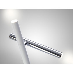 STALINIS LED ŠVIESTUVAS VARAS 10W BALTAS | CHROMO SPALVOS pigiau