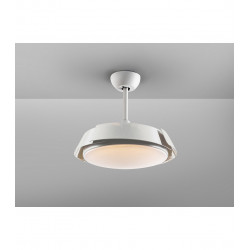 LUBINIS LED ŠVIESTUVAS ENZO SU VENTILIATORIUMI 36W CCT BALTAS pigiau