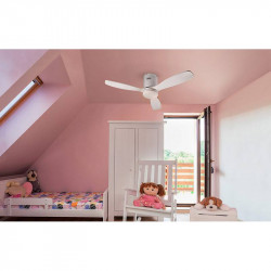 LUBINIS LED ŠVIESTUVAS SIROCO MINI SU VENTILIATORIUMI 24W CCT BALTAS pigiau