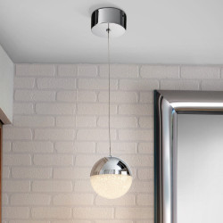 PAKABINAMAS LED ŠVIESTUVAS SPHERE D12 4,8W CHROMO SPALVOS pigiau