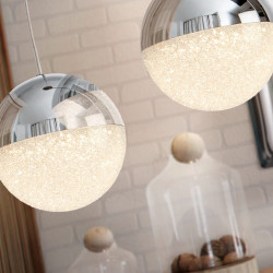 PAKABINAMAS LED ŠVIESTUVAS SPHERE D20 9,6W CHROMO SPALVOS internetu