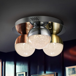 LUBINIS LED ŠVIESTUVAS SPHERE D30 14,4W ŽALVARIO | VARIO | CHROMO SPALVOS kaina