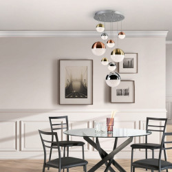PAKABINAMAS LED ŠVIESTUVAS SPHERE D50 54W ŽALVARIO | VARIO | CHROMO SPALVOS internetu