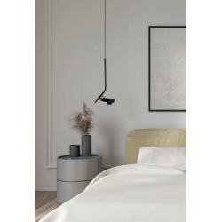 PAKABINAMAS LED ŠVIESTUVAS ISEO 7W JUODAS kaina