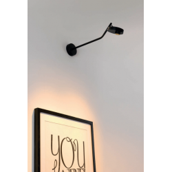 SIENINIS LED ŠVIESTUVAS ISEO 9W JUODAS kaina