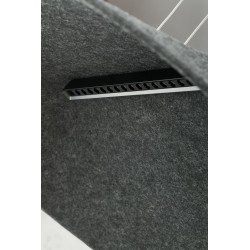 PAKABINAMAS LED ŠVIESTUVAS FELMAN D75 12W JUODAS kaina