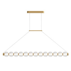 Pakabinamas LED šviestuvas AMULET 22W aukso spalvos