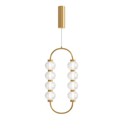 Pakabinamas LED šviestuvas AMULET 16W aukso spalvos