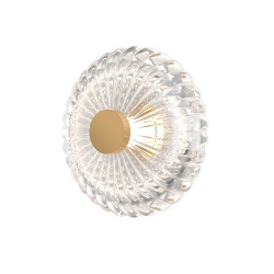 Sieninis LED šviestuvas AMULET 3W aukso spalvos