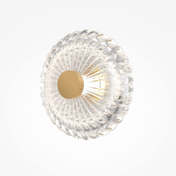 Sieninis LED šviestuvas AMULET 3W aukso spalvos kaina
