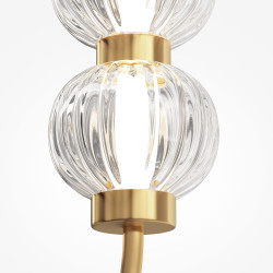Sieninis LED šviestuvas AMULET 16W aukso spalvos pristatymas