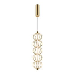 Pakabinamas LED šviestuvas GOLDEN CAGE 17W aukso spalvos