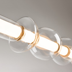 Pakabinamas LED šviestuvas COSMO 39W žalvario spalvos atsiliepimai