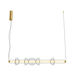 Pakabinamas LED šviestuvas COSMO 39W žalvario spalvos