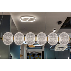 PAKABINAMAS LED ŠVIESTUVAS PELLUCID 23W juodas pigiau
