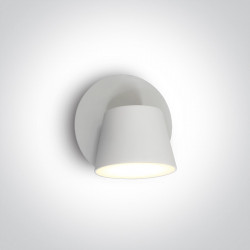 Sieninis LED šviestuvas 65740/W/W 6W baltas