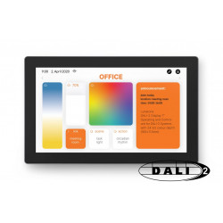 SENSORINĖ DALI-2 Display 7″ VALDYMO PANELĖ JUODA