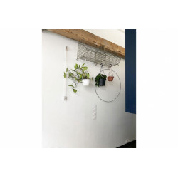 SIENINIS LED ŠVIESTUVAS RETRO S14S L100CM 9,9W JUODAS kaina