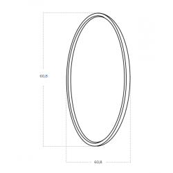 SIENINIS | LUBINIS LED ŠVIESTUVAS JUPITER D60 55W JUODAS | ŽALIAS kaina
