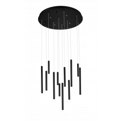 PAKABINAMAS LED ŠVIESTUVAS ILIOS 12 D63 64W JUODAS