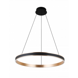 PAKABINAMAS LED ŠVIESTUVAS RIO D80 54W JUODAS | AUKSO SPALVOS