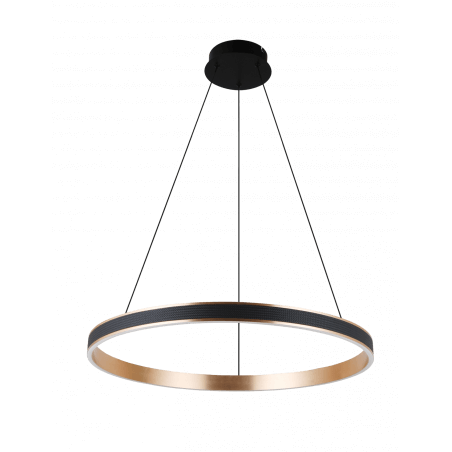 PAKABINAMAS LED ŠVIESTUVAS AZZARDO RIO D80 54W JUODAS | AUKSO SPALVOS AZ5778