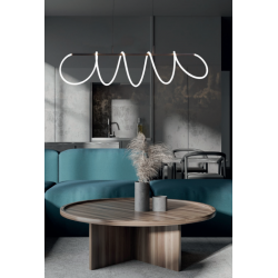 PAKABINAMAS LED ŠVIESTUVAS ZIGZAG L137 75W JUODAS pigiau