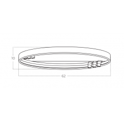 LUBINIS LED ŠVIESTUVAS SERAFINO D62 34W AUKSO SPALVOS kaina