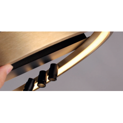 LUBINIS LED ŠVIESTUVAS SERAFINO D62 34W AUKSO SPALVOS pigiau