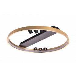 LUBINIS LED ŠVIESTUVAS SERAFINO D82 43W AUKSO SPALVOS