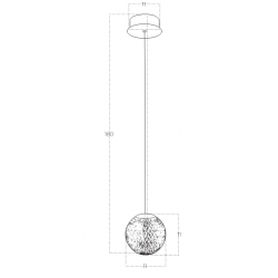 PAKABINAMAS LED ŠVIESTUVAS EDEM 1 4,2W JUODAS kaina