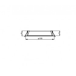 Įleidžiama LED panelė Philips Meson apvali 20W 3000K kaina