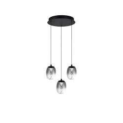 PAKABINAMAS LED ŠVIESTUVAS PAMELA 3 15W DŪMINTAS STIKLAS