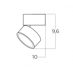 LUBINIS LED ŠVIESTUVAS MONA 18W CCT BALTAS pristatymas