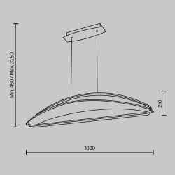 PAKABINAMAS LED ŠVIESTUVAS BREEZE L103 34W ŽALVARIO SPALVOS pristatymas