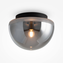 LUBINIS ŠVIESTUVAS GLASSY D31,5 DŪMINTAS STIKLAS