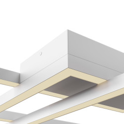 LUBINIS LED ŠVIESTUVAS RIDA 78W BALTAS kaina