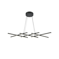 PAKABINAMAS LED ŠVIESTUVAS HALO 40W JUODAS