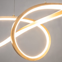PAKABINAMAS LED ŠVIESTUVAS CURVE 42W 4000K AUKSO SPALVOS kaina