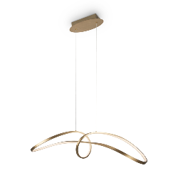 PAKABINAMAS LED ŠVIESTUVAS CURVE 42W 4000K AUKSO SPALVOS