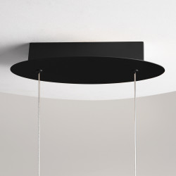 PAKABINAMAS LED ŠVIESTUVAS CURVE 42W 4000K JUODAS skubiai