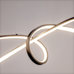 PAKABINAMAS LED ŠVIESTUVAS CURVE 42W 4000K JUODAS pigiau