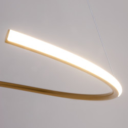 PAKABINAMAS LED ŠVIESTUVAS CURVE D60 31W ŽALVARIO SPALVOS pigiau